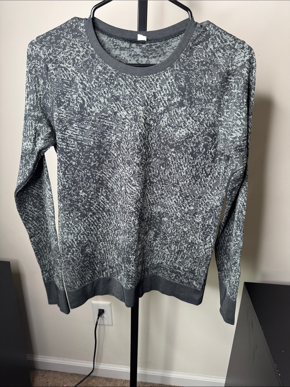 lululemon athletica Gray Marled Crewneck Sweatshirt